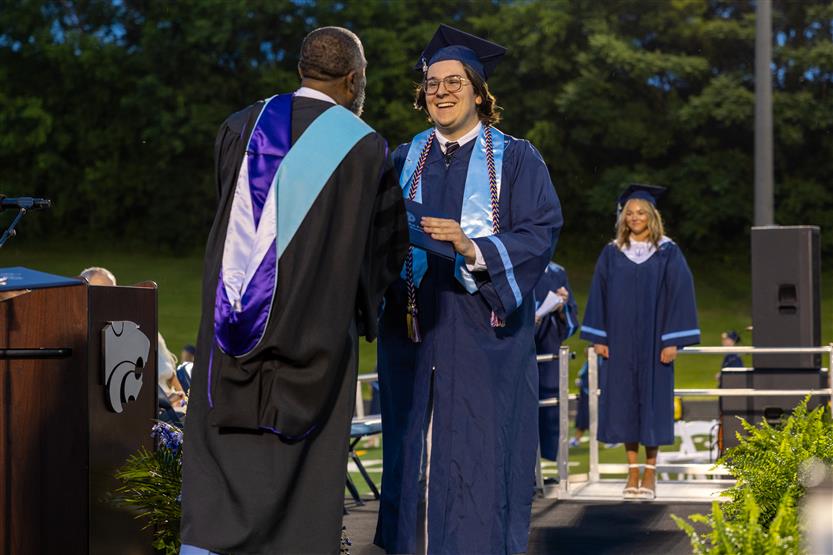 Students celebrate graduating